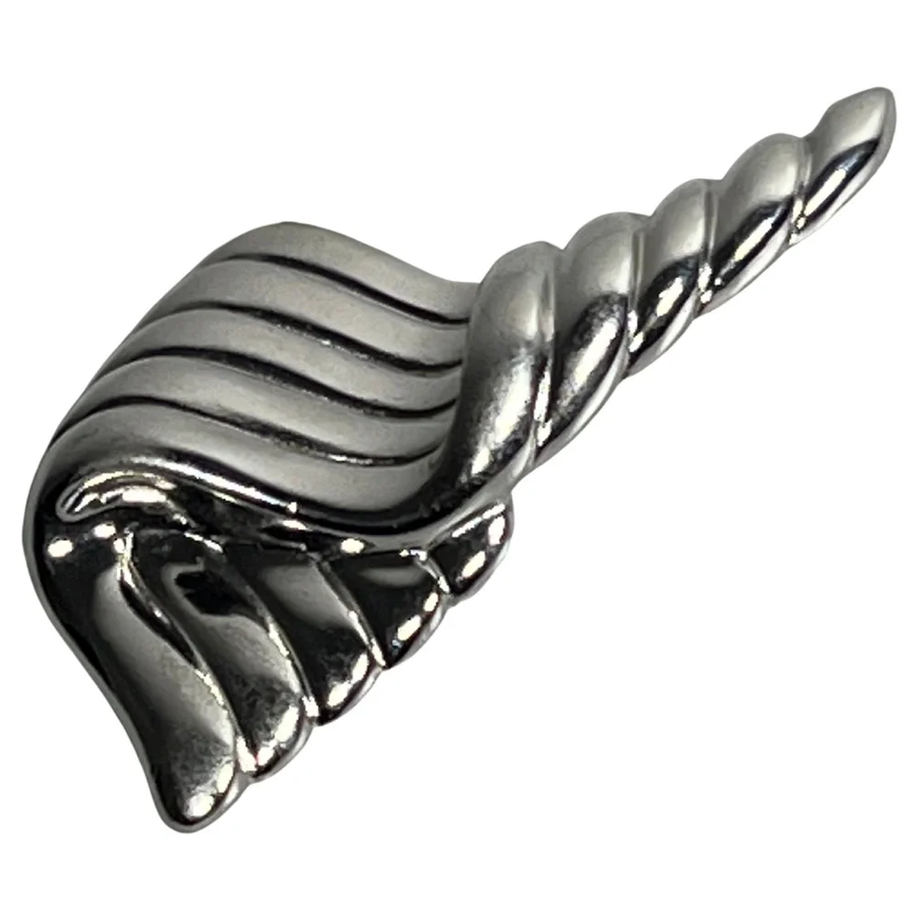 Vintage Ginnie Johansen Silver Tone Brooch